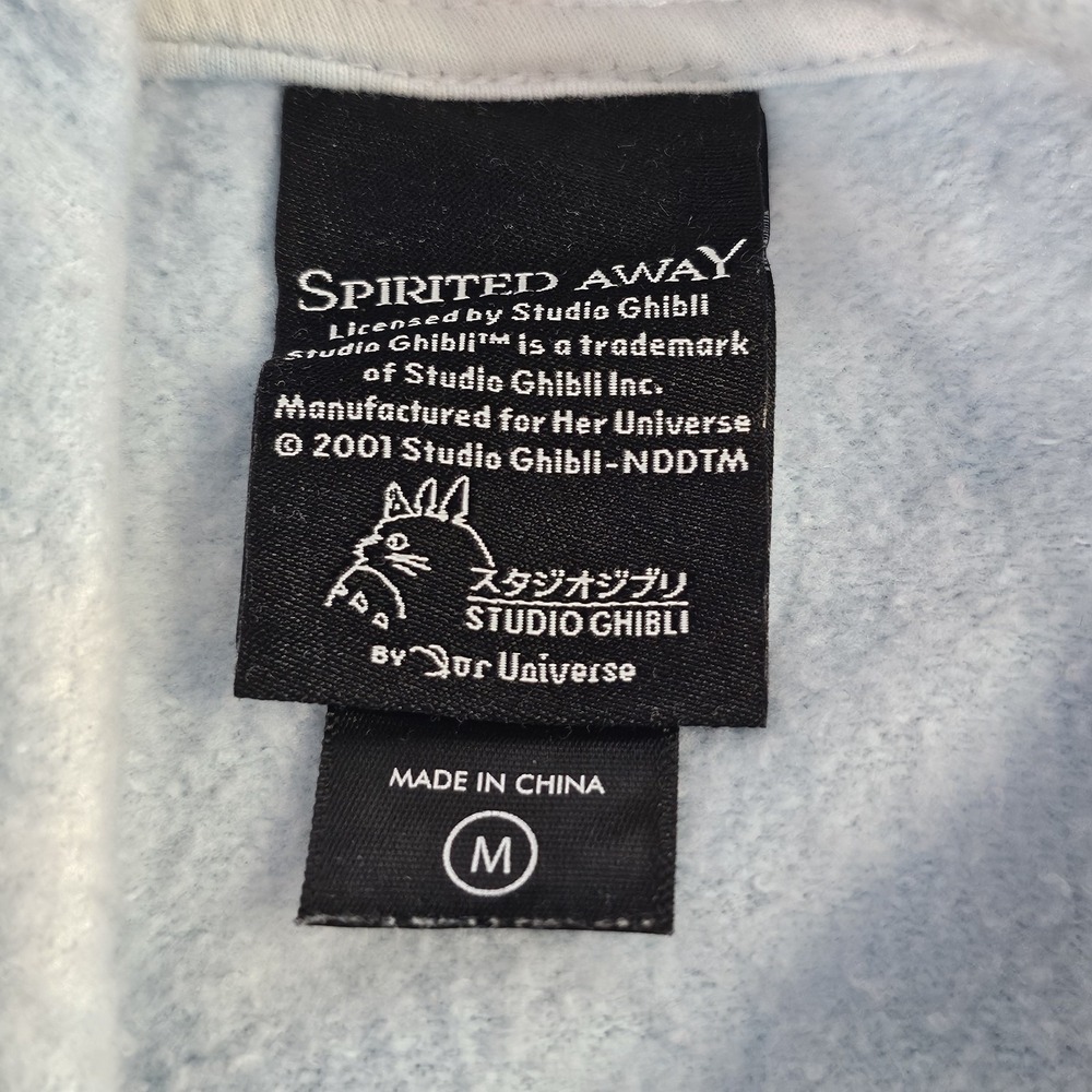 Hayao Miyazaki's Spirited Away Studio Ghibli Tie Dye Hoodie Sweatshirt Medium - Picture 3 of 12
